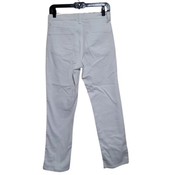 LeePlatinumlabel Women's White Classic StraightLeg Short Jeans Size 6 - Picture 2 of 7